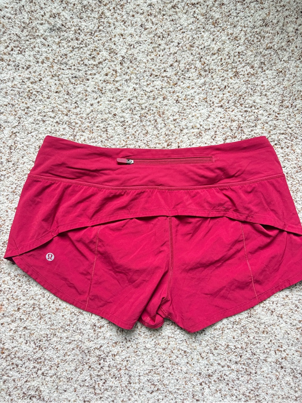 lululemon athletica Women's Pink Athletic Skort-Style Shorts